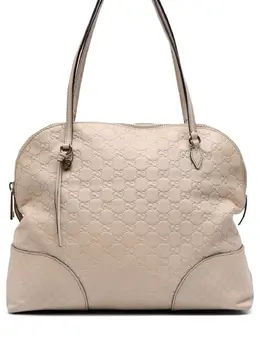 Gucci Pre-Owned: Коричневая сумка-шоппер 
