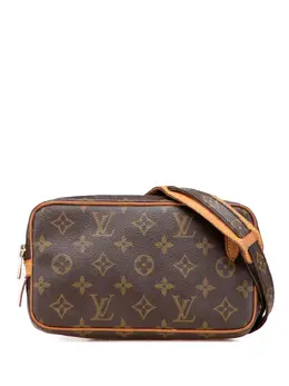 Louis Vuitton Pre-Owned: Коричневая сумка через плечо 