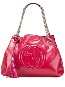 Gucci Pre-Owned: Розовая сумка-шоппер 
