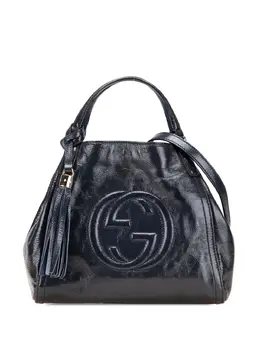 Gucci Pre-Owned: Голубая сумка 