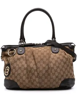 Gucci Pre-Owned: Коричневая сумка 