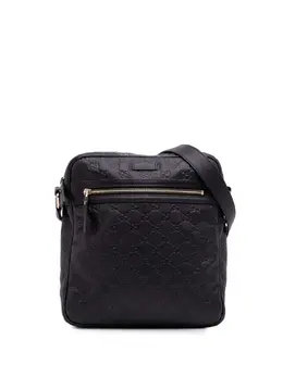 Gucci Pre-Owned: Чёрная сумка через плечо 