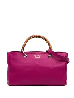 Gucci Pre-Owned: Розовая сумка-шоппер 