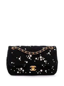 CHANEL Pre-Owned: Чёрная сумка через плечо 