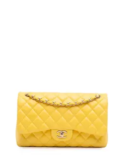CHANEL Pre-Owned: Жёлтая сумка 