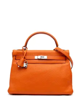 Hermès Pre-Owned: Оранжевая сумка 