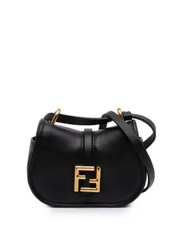 Fendi Pre-Owned: Чёрная сумка через плечо 