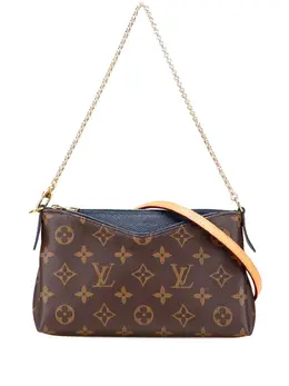 Louis Vuitton Pre-Owned: Коричневый клатч 