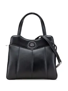 Gucci Pre-Owned: Чёрная сумка-шоппер 