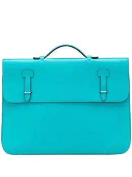 Hermès Pre-Owned: Голубой портфель 