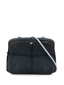 CHANEL Pre-Owned: Серая сумка через плечо 