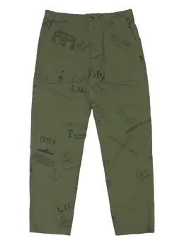 Engineered Garments: Брюки с принтом 