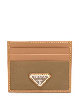 Prada: Коричневый картхолдер 