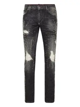 Philipp Plein: Рваные джинсы 