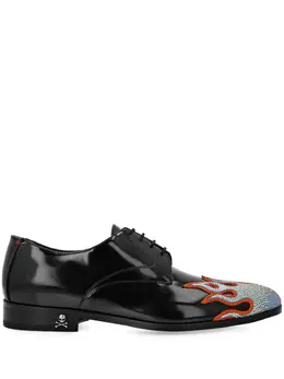 Philipp Plein: Чёрные туфли  Flame