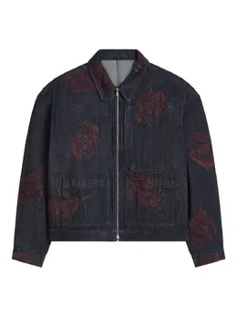 DRIES VAN NOTEN: Куртка с растительным принтом 