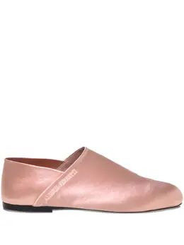 Alberta Ferretti: Розовые лоферы 