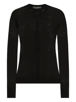 Dolce & Gabbana: Кружевное кардиган 