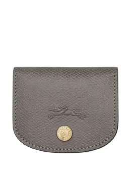 Longchamp: Серый картхолдер 