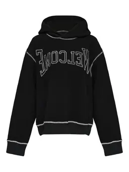 MM6 Maison Margiela: Чёрная толстовка 
