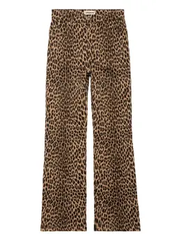 Zadig&Voltaire: Брюки с леопардовым принтом 