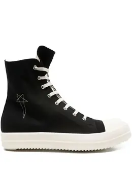 Rick Owens DRKSHDW: Чёрные кроссовки 
