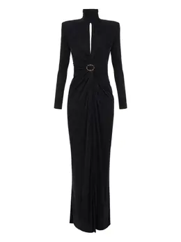 Elisabetta Franchi: Драпированное платье 
