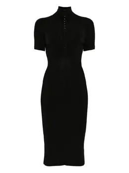 Mugler: Трикотажное платье 