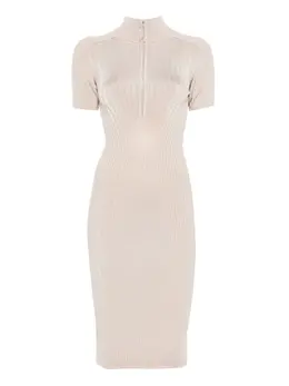 Mugler: Трикотажное платье 