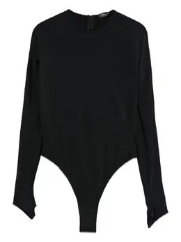 Mugler: Чёрный боди 