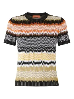 Missoni: Топ с коротким рукавом 