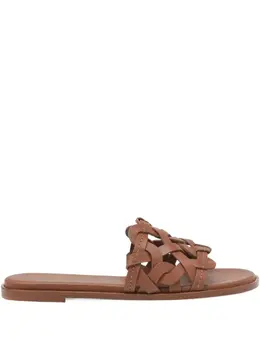 Gianvito Rossi: Коричневые сандалии 