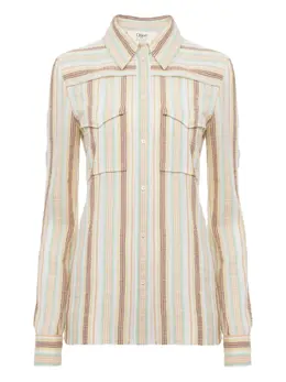 Chloé: Рубашка в полоску 
