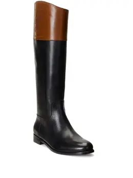 Lauren Ralph Lauren: Двухцветные ботинки 