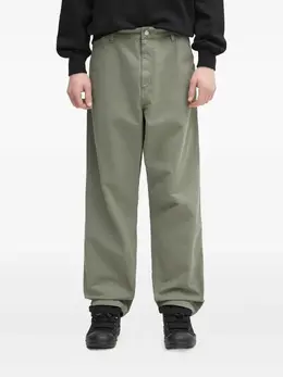 Carhartt WIP: Зелёные брюки 