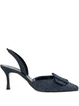 Manolo Blahnik: Синие туфли 