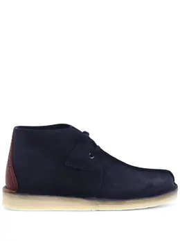 Clarks Originals: Синие ботинки 