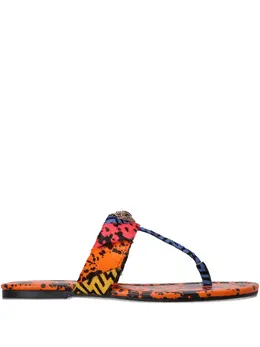 Kurt Geiger London: Оранжевые сандалии 