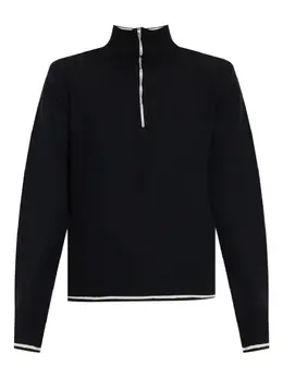 Maison Margiela: Чёрный свитер 