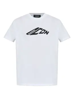 DSQUARED2: Белая футболка  Icon