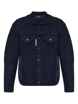 DSQUARED2: Голубой кардиган 