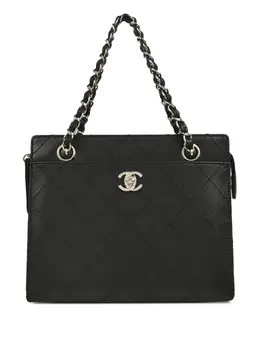 CHANEL Pre-Owned: Чёрная сумка 