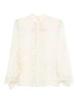 Chloé: Кружевная блуза 