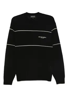 Emporio Armani: Свитер в полоску 
