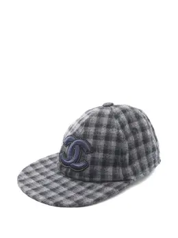 CHANEL Pre-Owned: Чёрная кепка 