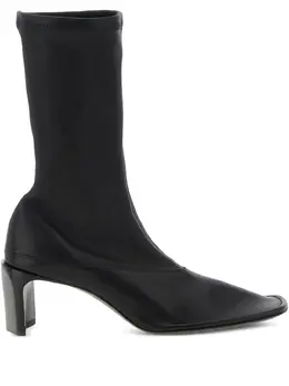Jil Sander: Чёрные ботинки 