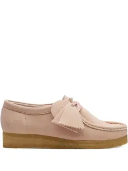 Clarks Originals: Розовые лоферы 