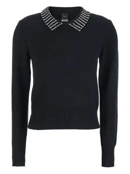 PINKO: Свитер с воротником 