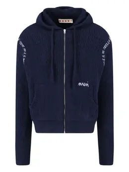 Marni: Кардиган с капюшоном 