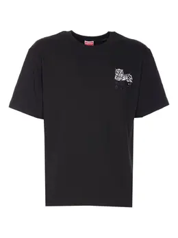 Kenzo: Чёрная футболка 